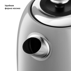 Электрический чайник Kitfort КТ-6605 1,7 л серый/черный - фото 3