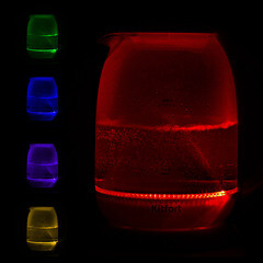 Электрический чайник Kitfort КТ-6140-1 1,7 л бело-фиолетовый - фото 3