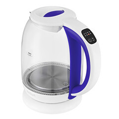 Электрический чайник Kitfort КТ-6140-1 1,7 л бело-фиолетовый - фото 5