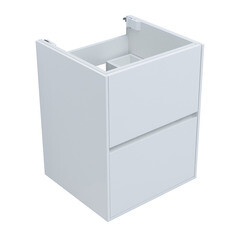 Тумба под раковину Lavelly Cube 50 см подвесная белый глянец (00316622) - фото 10