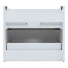 Тумба под раковину Lavelly Cube 71 см подвесная белый глянец (00316624) - фото 5