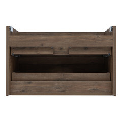 Тумба под раковину Lavelly Cube 100 см подвесная дуб рустик (00316637) - фото 7