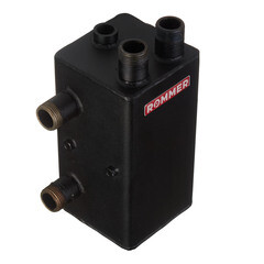 Коллектор распределительный Rommer 1 НР(ш) 2 отопительных контура с гидравлическим разделителем (RDG-0018-004002) - фото 3