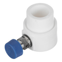 Заглушка полипропиленовая Tebo 25 мм с воздухоотводчиком (TRD0000020494) - фото 2