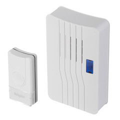 Звонок Navigator (612744) беспроводной с кнопкой 10 мелодий белый - фото 4