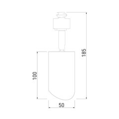 Трековый светильник однофазный Elektrostandard Splay 40 Вт GU10 черный (a047374) - фото 2