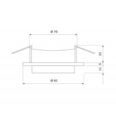 Светильник встраиваемый GU10 белый/черный 50 Вт IP20 Elektrostandard Solar (a053342) - фото 4