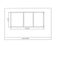 Каркас для ванны акриловой Cersanit Lorena 160х70 см с монтажным набором (K-RW-LORENA*160n) - фото 3