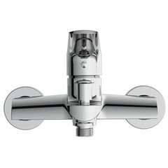 Смеситель для ванны Cersanit Flavis хром однорычажный с коротким изливом без лейки (63035) - фото 4