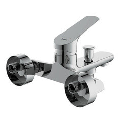 Смеситель для ванны Cersanit Flavis хром однорычажный с коротким изливом без лейки (63035) - фото 5