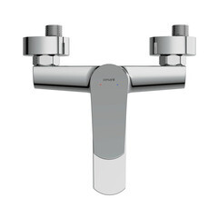 Смеситель для ванны Cersanit Flavis хром однорычажный с коротким изливом без лейки (63035) - фото 3