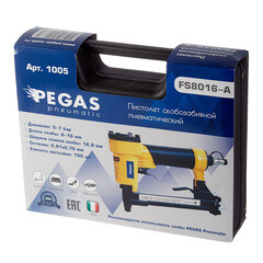 Скобозабивной пистолет пневматический Pegas Pneumatic FS8016-A 1/4 (1005) - фото 2