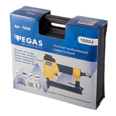 Скобозабивной пистолет пневматический Pegas Pneumatic 1022J 1/4 (1035) - фото 2