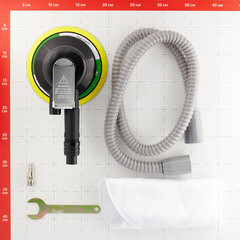 Шлифмашина эксцентриковая пневматическая Pegas Pneumatic SU991 1/4 (1817) - фото 4