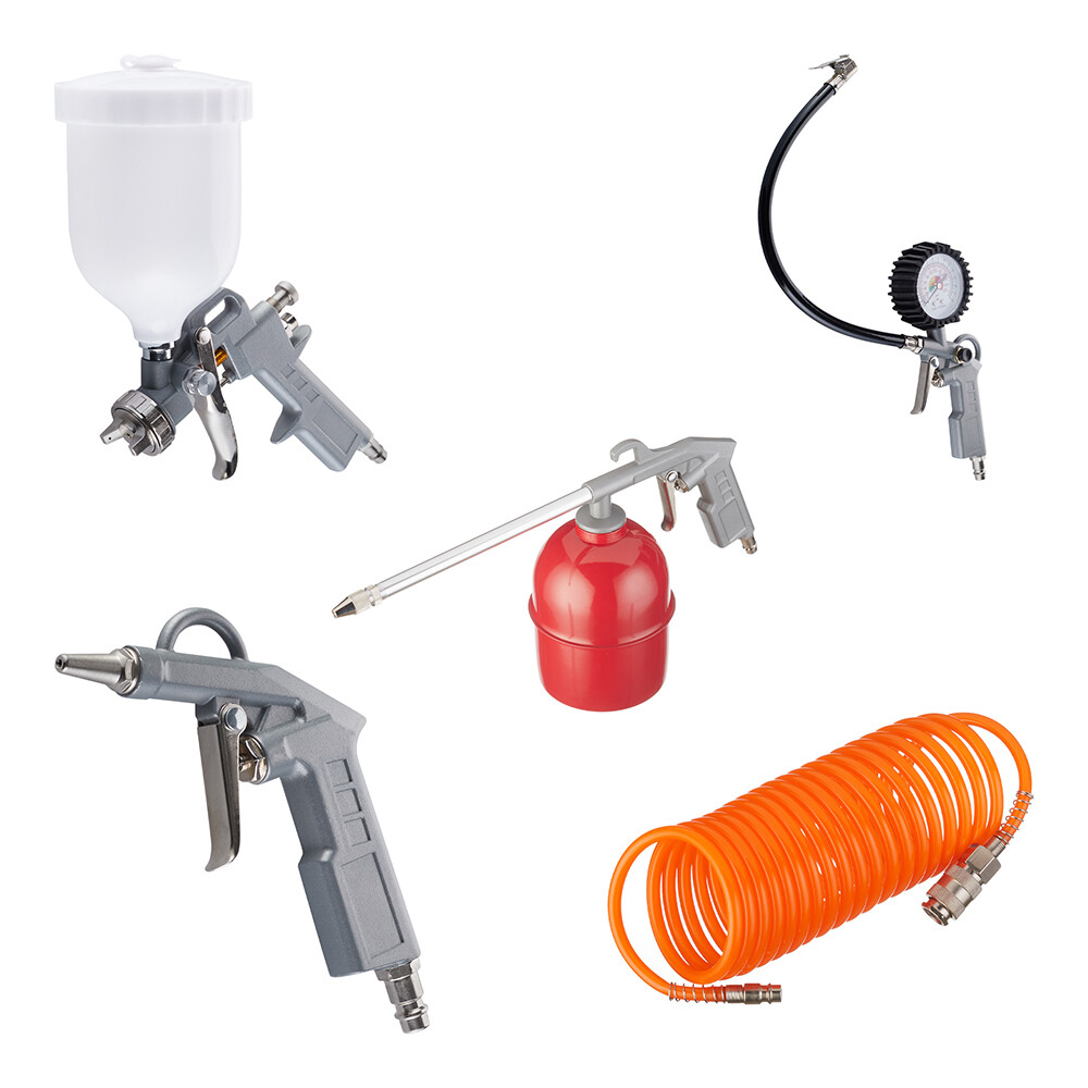 Изображение товара Набор пневмоинструмента Pegas Pneumatic 1/4 5 предметов (2801) Изображение товара Набор пневмоинструмента Pegas Pneumatic 1/4 5 предметов (2801)