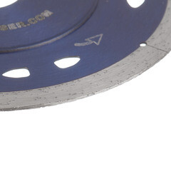 Диск алмазный по керамограниту Hilberg Extra Thin 125x22,2x1,1 мм сплошной ультратонкий сухой рез (HM420) - фото 2