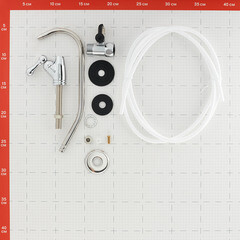 Фильтр для воды Гейзер Смарт трехступенчатый проточный с краном 0,5 мкм 10SL - фото 4