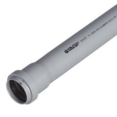 Труба канализационная Valfex Base d40x500 мм пластиковая для внутренней канализации - фото 1