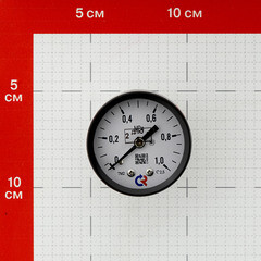 Манометр Росма ТМ-210Т.00 G1/4.2,5 аксиальный 1/4 НР(ш) 10 бар d50 мм (601) - фото 2