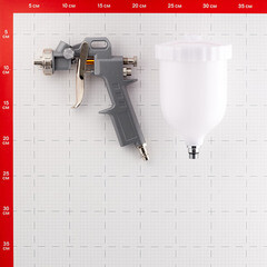 Краскопульт пневматический Pegas Pneumatic 1/4 0,6 л (2709) - фото 3
