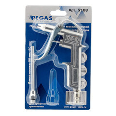 Пистолет пневматический Pegas Pneumatic 1/4 продувочный 2 сопла (5108) - фото 2