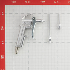 Пистолет пневматический Pegas Pneumatic 1/4 продувочный 3 сопла (5109) - фото 4