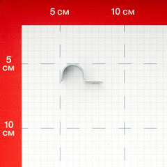 Скоба крепежная 14 мм однолапковая (100 шт.) (34711) - фото 2