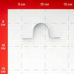 Скоба крепежная 32 мм двухлапковая (50 шт.) (34797) - фото 2