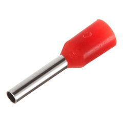 Наконечник штыревой втулочный изолированный EKF PROxima НШВИ 8 мм х 1 кв. мм (50 шт.) - фото 1