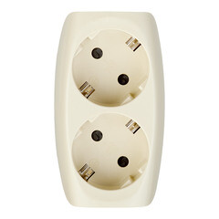 Разветвитель 2 розетки Эра 16 А 220 В 3,5 кВт слоновая кость (Б0002369) - фото 2