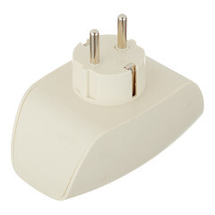 Разветвитель 2 розетки Эра 16 А 220 В 3,5 кВт слоновая кость (Б0002369) - фото 3