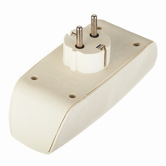 Разветвитель 3 розетки Эра 16 А 220 В 3,5 кВт слоновая кость (Б0002370) - фото 2