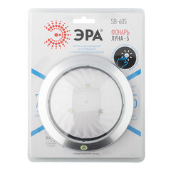 Фонарь пушлайт Эра светодиодный 3 LED 1 Вт на батарейках AA пластик с сенсорным выключателем (Б0029191) - фото 3