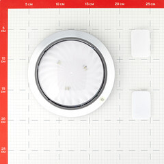 Фонарь пушлайт Эра светодиодный 3 LED 1 Вт на батарейках AA пластик с сенсорным выключателем (Б0029191) - фото 2