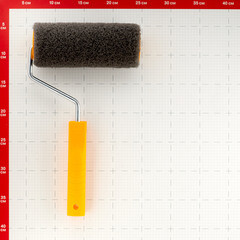 Валик нейлон 180 мм d48 мм ворс 20 мм для шпатлевки с ручкой Hardy - фото 1