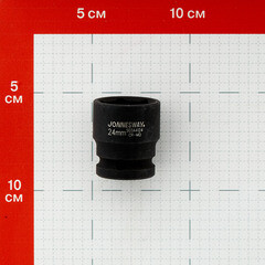 Головка торцевая ударная Jonnesway 1/2 для пневмоинструмента 24 мм (S03A4124) - фото 2