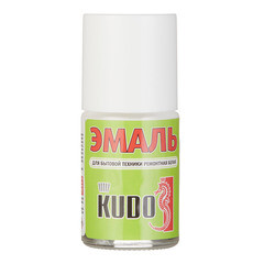 Эмаль для бытовой техники Kudo Kraft белая с кисточкой глянцевая 15 мл - фото 4