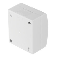 Розетка Simon 15 Aqua накладная белая с крышкой (1594445-030) - фото 5