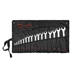 Набор гаечных ключей комбинированных AV Steel 6-24 мм (AV-031216) (16 шт.) - фото 3