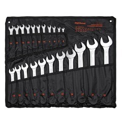 Набор гаечных ключей комбинированных AV Steel 6-32 мм (AV-031222) (22 шт.) - фото 3