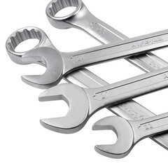 Набор гаечных ключей комбинированных AV Steel 6-32 мм (AV-031222) (22 шт.) - фото 2