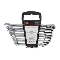 Набор гаечных ключей с трещоткой AV Steel 8-19 мм (AV-035190) (9 шт.) - фото 1