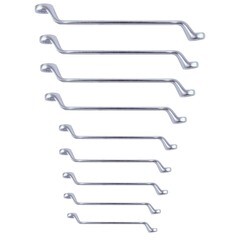 Набор гаечных ключей гнутонакидных AV Steel 6-32 мм (AV-032090) (9 шт.) - фото 2