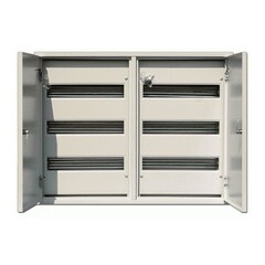 Щит распределительный навесной Dekraft ЩРН-90 металлический IP31 520х685х120 мм 90 модулей с замком - фото 2