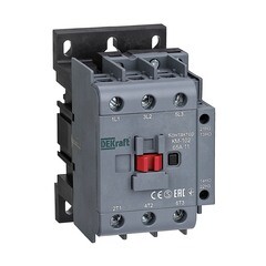 Контактор модульный Dekraft КМ-102 230 В 65 А тип AC 1НО+1НЗ (22008DEK)