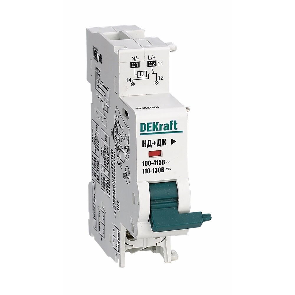 Расцепитель Dekraft НД-101 независимый 220 В тип AC/DC для автоматического выключателя ВА-101 (18102DEK)