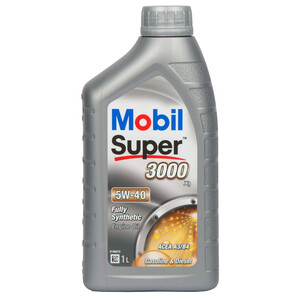 Моторное масло Mobil Super 3000 X1 синтетическое 5W-40 1 л (151775)