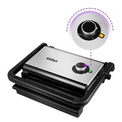 Электрогриль Kitfort КТ-1637 черный/серый - фото 3