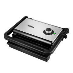 Электрогриль Kitfort КТ-1637 черный/серый - фото 1