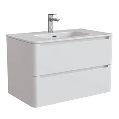 Тумба под раковину Iddis Edifice 80 см подвесная белая (EDI80W0i95) - фото 1